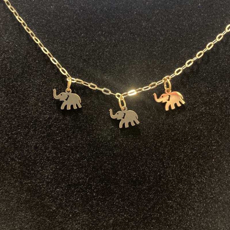 Three Elephants Necklace - Image 2