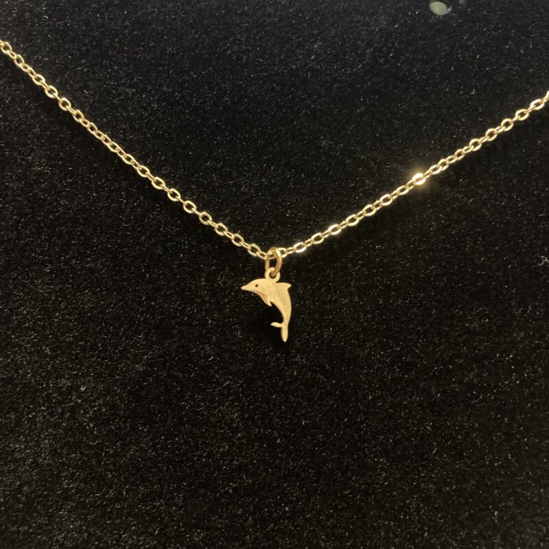 Gold Dolphin Necklace