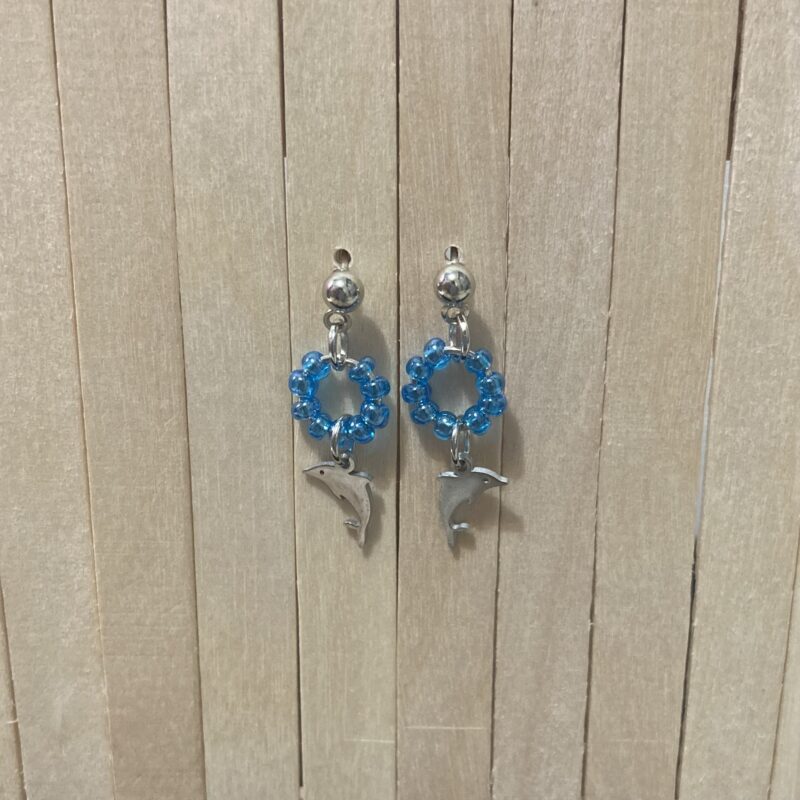 Bubble Dolphin Earrings